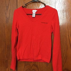 Cropped Calvin Klein Shirt